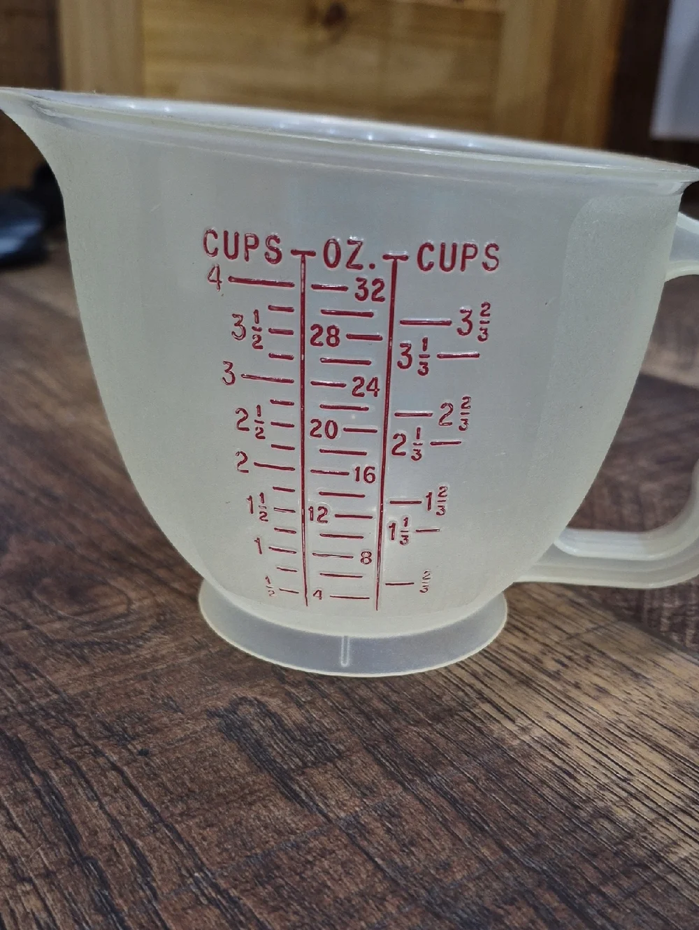 Vintage Tupperware Liquid Measurements Set Cottagecore Grandmacore